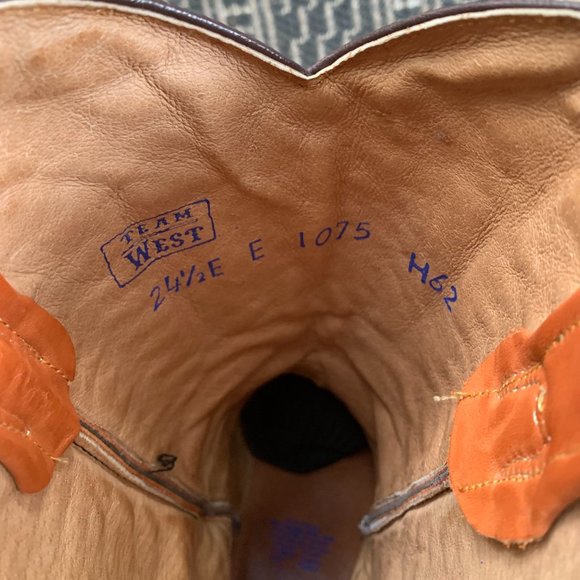 Vanessa Mooney VINTAGE TEAM WEST Ostrich boots - Picture 7 of 7